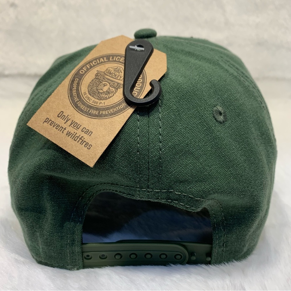 Smokey The Bear Snapback Rope Hat Cap Official Only You Can Prevent Wildfires - Picture 5 of 12